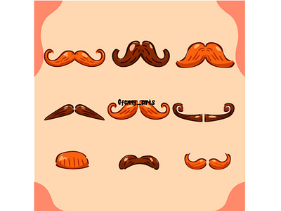 Set Elegant Movember Moustaches Elements barber cancer celebration charity elements hair help illness interface male moustache moustaches movember mustache mustaches set solidarity style symbol vintage