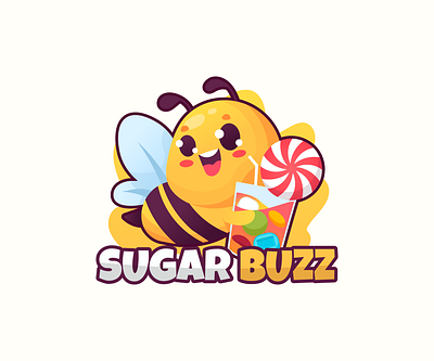 Sugar Buzz - mocktail fo kids drink industry logo