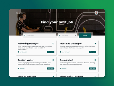 Daily UI #050 - Job Listing 050 daily ui daily ui 050 design job listing jobs ui ui design ux ux design web design