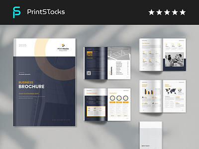 Company Profile Brochure Template a4 annual report architecture branding business business brochure catalog catalogue company company brochure company profile creative creative proposal design graphic design guideline indesign magazine print proposal