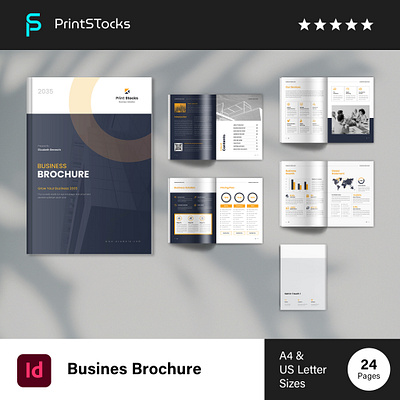 Company Profile Brochure Template a4 annual report architecture branding business business brochure catalog catalogue company company brochure company profile creative creative proposal design graphic design guideline indesign magazine print proposal