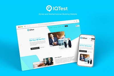 Web Design | IQ test 7 creative web design inspiration design system freelance interaction design landing page minimalist web mobile first design modern layout modern web design responsive design ui uiux uiux design visual design web design web typography website redesign wordpress