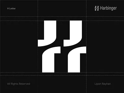 Letter H tech logo and identity ai brand brand identity branding design fintech h h logo logo logo design logodesigner logotype mark modern logo monogram rotate tech technology visual identity web3