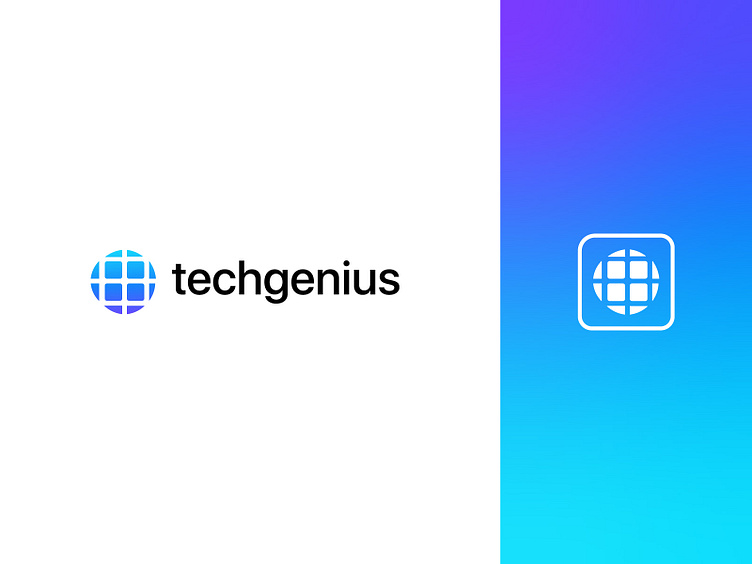 techgenius - abstract tech logo design by Saidur on Dribbble