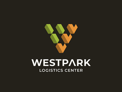 WESTPARK Logo Design branding design finance growth identity logistic logo logo design logodesign logotype minimalist modern logo park symbol west