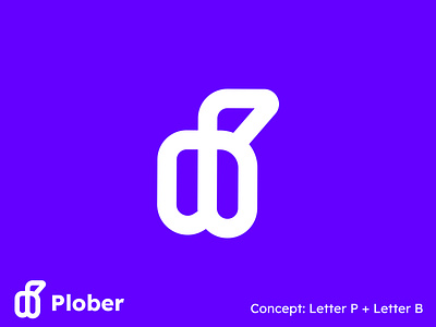 P and B letter monogram logo| letter logo| minimal design b letter mark branding business logo creative design letter logo letter mark logo logo design logo designer logo idea logo maker logofolio minimal minimalist monogram p letter mark pb letter logo unique unique logo