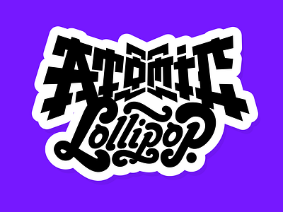 Atomic Lollipop animation anime atomic branding cartoon cosplay drawing festival filip fun komorowski logotype lollipop magic manga script space typo typography vector