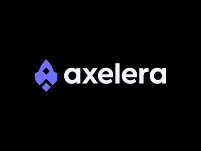 Axelera Logo Design - Rocket, Spaceship blockchain branding casino crypto design icon logo logo design logo designer logodesign logotype modern rocket saas simple logo software space spaceship symbol tech