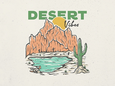 Desert Vibes 2 adventure apparel apparel design arches arizona cactus canyon cowboy desert national park nature outdoors print on demand sahara succulent t shirt t shirt design utah wild west wildlife