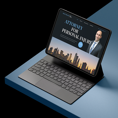 Personal Attorney Website Design. attorney attorney website clean dark theme design inspiration landing page landingpage lawyer lawyer website minimal minimal deisgn ui design website website design