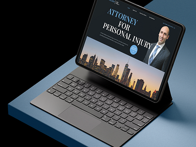 Personal Attorney Website Design. attorney attorney website clean dark theme design inspiration landing page landingpage lawyer lawyer website minimal minimal deisgn ui design website website design