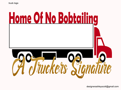 Truck Logo | Home Of No Bobtailing 18 wheeler logo a truckers signature black logo designer bobtailing florida logo designer jacksonville logo designer logo designer no bobtailing semi truck logo start a trucking business start a trucking company t shirt business logo truck branding truck business truck company truck driver truck logo woman logo designer