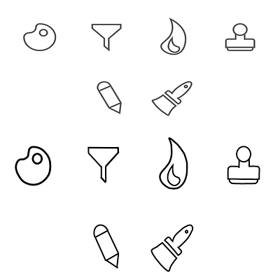 Tracing Icons using Pen Tool