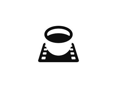 Movie Cafe - Logo Design (Unused) branding cafe camera cinema coffee cup espresso film film roll freelance logo design freelance logo designer glass logo logo design minimal movie mug roll simple