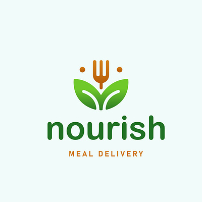 meal delivery service logo natural