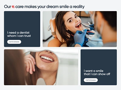 Website Segment UI design - Westerville Parkway Dental abox agency aboxagency branding custom ui design custom website design dental branding dental website design design graphic design illustration logo logo design shopify ui uiux design vector web development agency webdevelopment website development westerville parkway dental