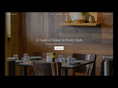 Free Restaurant Template animation bar website first screen restaurant restaurant website template