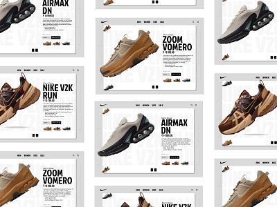 NIKE Shoes Selection Page animation graphic design nike shoes ui