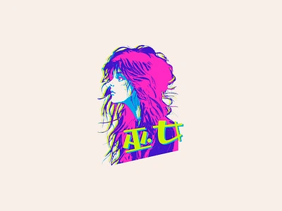 Girl anime blue branding color cyber design face girl graphic design illustration japan logo logofolio pink portfolio portrait poster sale vector women