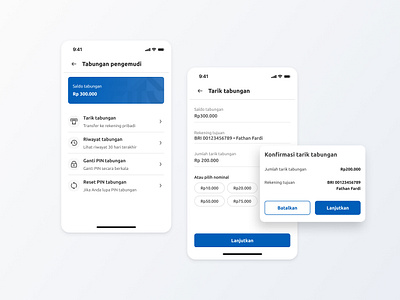 Bluebird Driver Savings Withdrawal bank transfers design illustration mobile app savings ui ui design uiux ux ux design withdrawal