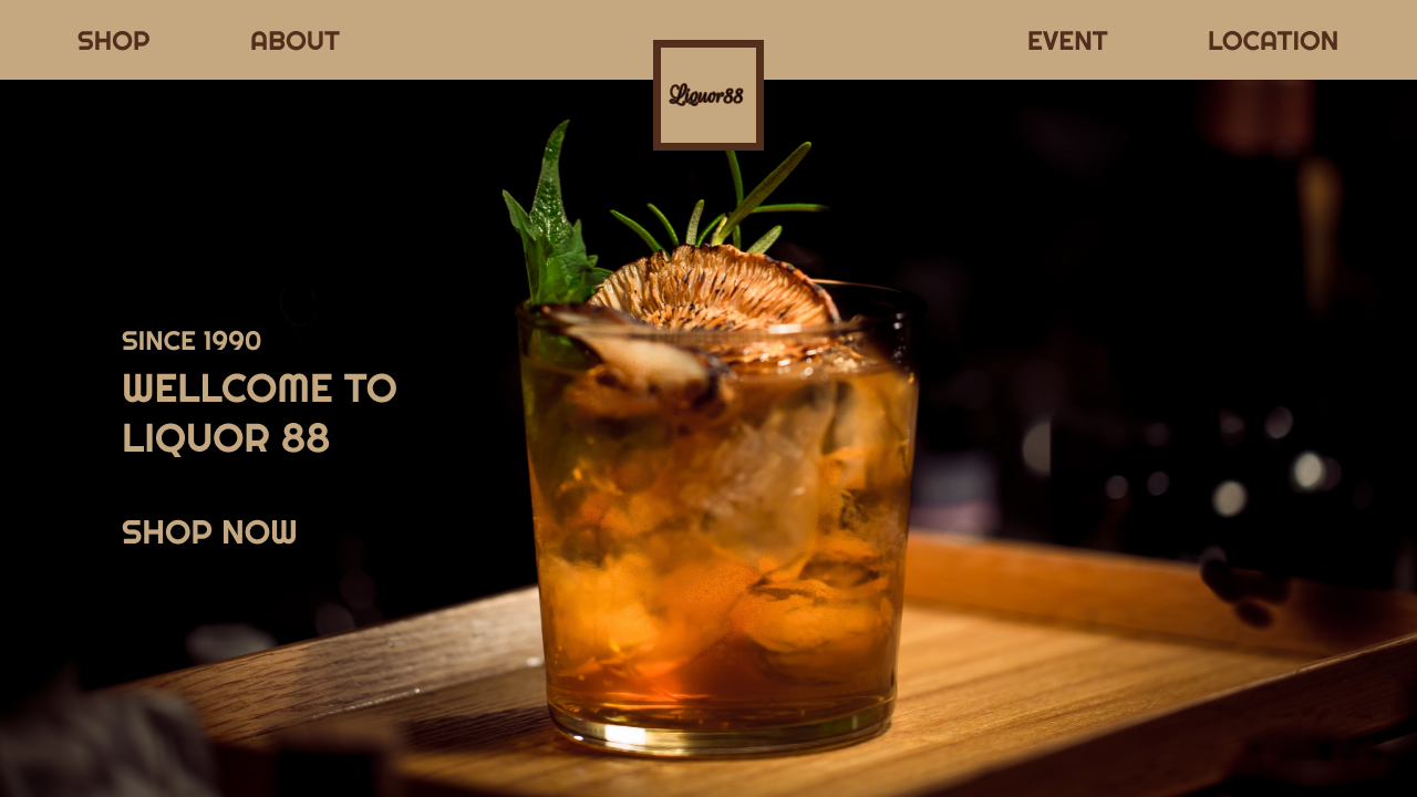 LIQUOR WEBSITE design ui ux website