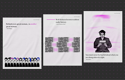 Women Poster series design figma graphic design illustration poster design