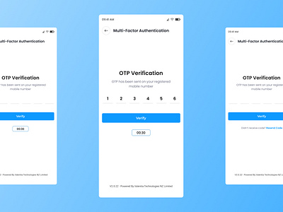 OTP Verification Screens mfa verification mobile otp screens otp verification healthcare uiux otp verification