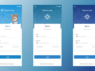 Login UI Designs healthcare login mobile application login professional login uix uiux login