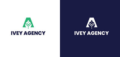 Logo Creative Agency agency blue creative green logo