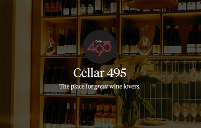 495 Wine Select Website Design and Development wine wine blog winery