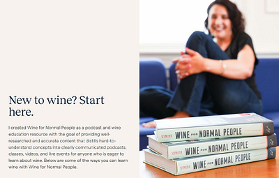 Wine for Normal People Website Design and Development wine wine blog