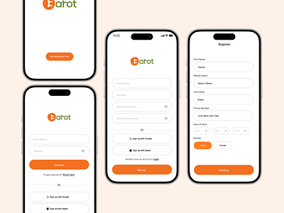 Karot Sign-up Page branding design thinking graphic design logo ui user research ux