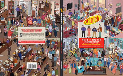 Seek & Find Seinfeld X Maxim Usik activity book narrative people publishing seek find