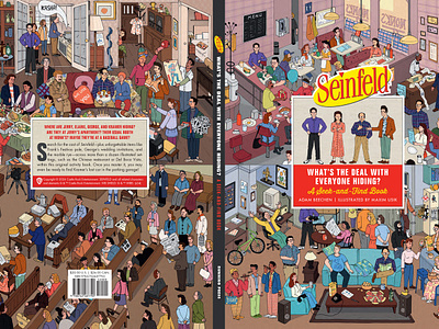 Seek & Find Seinfeld X Maxim Usik activity book narrative people publishing seek find