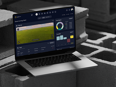 AgroVision - Management Platform desc design desktop interface management platform saas ui user ux