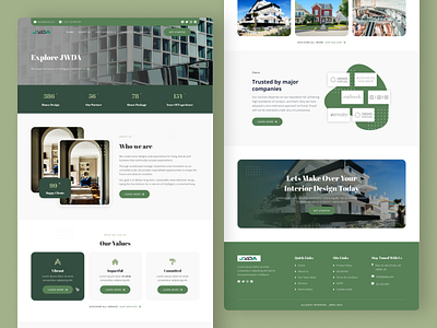 Landing Page Web Design Architectural Design Studio agency architect design landing page product design studio ui ui design ui ux uiux ux ux design web design webdesign website website design