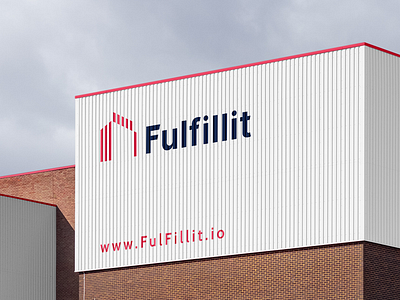 Fulfillit - Logo & Branding branding cargo cargo connect container yard dispatch network distribution center flowline logistics fulfillment hub inventory depot logistics movement logistics pick and pack center product storage facility receiving center repository shipment shipping depot stockyard supply chain center warehouse management