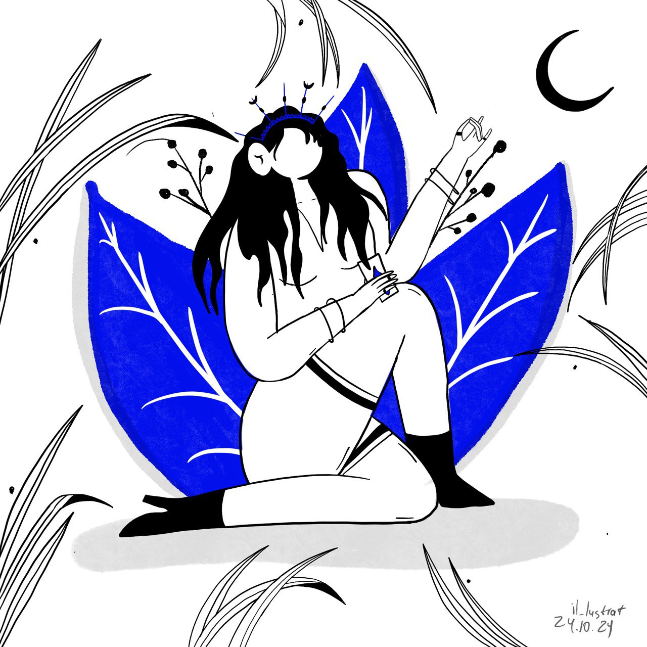 Expedition app blog image character flat flat illustration forest girl illustraion people plants web woman