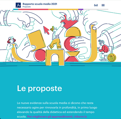 Fondazione Agnelli / Rapporto Scuole campaigns design design icon graphic design illustration infographic logo ui vector