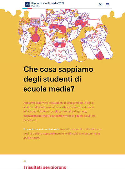 Fondazione Agnelli / Rapporto Scuole campaigns design design icon graphic design illustration infographic vector