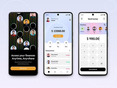 Fintech - Mobile Banking App app design bank banking ebanking ewallet expenses figma finance finance app firqah firqah lab home loan ios mobile bank mobile ui money transfer online wallet saas transaction ui ux design