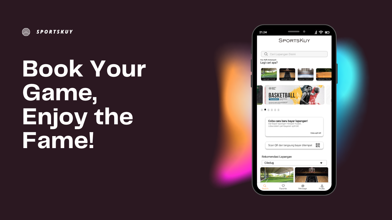 Sports Booking App apps figma mobile ui ux