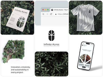 Infinite Acres Bento 🌱 bento brandidentity branding brandinginspiration customlogodesign gardendesign greendesign infiniteacres landscapebranding logoconcept logodesign logoinspiration logoshowcase minimalistlogo modernbranding natureinspireddesign onlogo