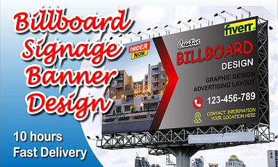 Creative billboard, signage, signboard and banner design banner billboard design graphic design signage signboard