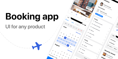 Airline Booking App UI using Figma