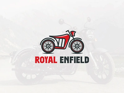 Motorcycle logo design - Royal enfield bike classic 350 bike logo black bike branding bullet 350 business design himalayan honda hunter 350 illustration modern logo motorcycle motorcycle logo red bike royal enfield royal enfield accessories royal enfield bike travel vector