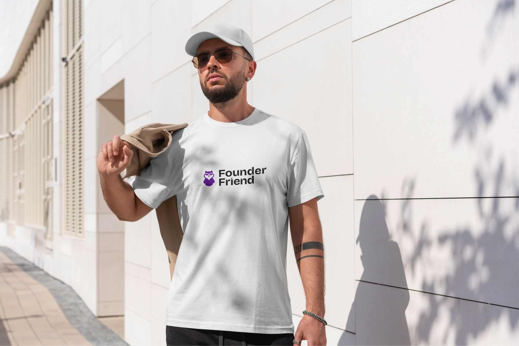 Founder Friend - Brand Identity 3d adobe illustrator adobe indesign adobe photoshop animation branding canva corel draw design dribble figma graphic design illustration logo motion graphics powerpoint typography ui ux vector