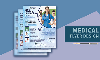 MEDICAL FLYER DESIGN adobe illustrator adobe photoshop asthetic athentic branding clinic brochure custom designed custom designed healthcare flyer flyer design graphic design healthcare flyer templates illustration medical modern patient education flyer design popular portfolio unique healthcare flyer