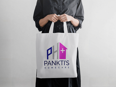 Pankti's Homecare - Logo Design branding clean design logo logo design minimal ui