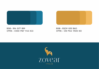 Logo & color palettes - Zovear 3d adobe illustrator adobe indesign adobe photoshop animation branding design dribble figma graphic design illustration logo motion graphics typography ui ux vector